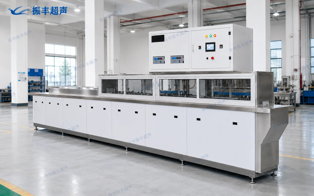 ZFR-03 in-line soft magnetic ferrite cleaning and drying machine